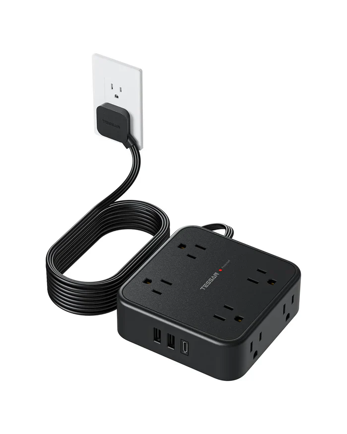 TESSAN Surge Protector Power Strip with 8 AC Outlets, 3 USB(1 USB C) - Image 13
