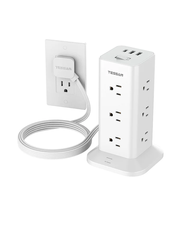 TESSAN Vertical GaN Desktop Power Hub Charging Station with PD - Image 12